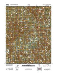 White Chief Mountain California Historical topographic map, 1:24000 scale, 7.5 X 7.5 Minute, Year 2012