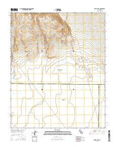 White Hills California Current topographic map, 1:24000 scale, 7.5 X 7.5 Minute, Year 2015