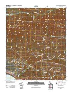 White Ledge Peak California Historical topographic map, 1:24000 scale, 7.5 X 7.5 Minute, Year 2012
