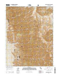 White Mountain Peak California Current topographic map, 1:24000 scale, 7.5 X 7.5 Minute, Year 2015