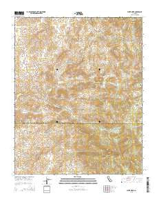 White River California Current topographic map, 1:24000 scale, 7.5 X 7.5 Minute, Year 2015