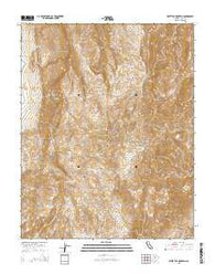 White Top Mountain California Current topographic map, 1:24000 scale, 7.5 X 7.5 Minute, Year 2015