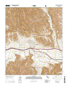 White Water California Current topographic map, 1:24000 scale, 7.5 X 7.5 Minute, Year 2015