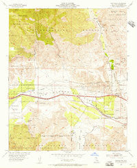 Whitewater California Historical topographic map, 1:24000 scale, 7.5 X 7.5 Minute, Year 1955