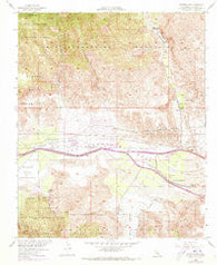 Whitewater California Historical topographic map, 1:24000 scale, 7.5 X 7.5 Minute, Year 1955