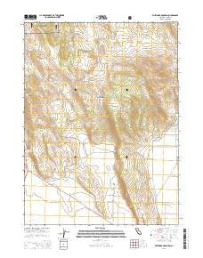 Whitinger Mountain California Current topographic map, 1:24000 scale, 7.5 X 7.5 Minute, Year 2015