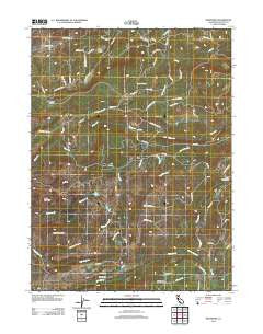 Whitmore California Historical topographic map, 1:24000 scale, 7.5 X 7.5 Minute, Year 2012