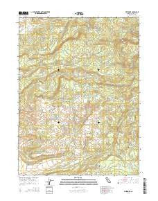 Whitmore California Current topographic map, 1:24000 scale, 7.5 X 7.5 Minute, Year 2015