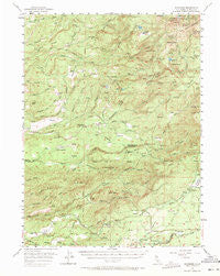 Whitmore California Historical topographic map, 1:62500 scale, 15 X 15 Minute, Year 1956