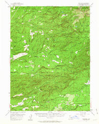 Whitmore California Historical topographic map, 1:62500 scale, 15 X 15 Minute, Year 1956