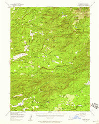 Whitmore California Historical topographic map, 1:62500 scale, 15 X 15 Minute, Year 1956