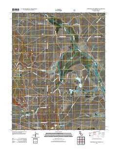 Whitmore Hot Springs California Historical topographic map, 1:24000 scale, 7.5 X 7.5 Minute, Year 2012