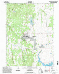 Whittemore Ridge California Historical topographic map, 1:24000 scale, 7.5 X 7.5 Minute, Year 1993