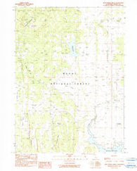 Whittemore Ridge California Historical topographic map, 1:24000 scale, 7.5 X 7.5 Minute, Year 1990