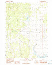 Whittemore Ridge California Historical topographic map, 1:24000 scale, 7.5 X 7.5 Minute, Year 1990