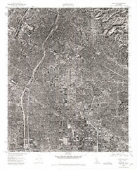 Whittier California Historical topographic map, 1:24000 scale, 7.5 X 7.5 Minute, Year 1974