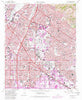 Whittier California Historical topographic map, 1:24000 scale, 7.5 X 7.5 Minute, Year 1965