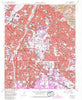 Whittier California Historical topographic map, 1:24000 scale, 7.5 X 7.5 Minute, Year 1965