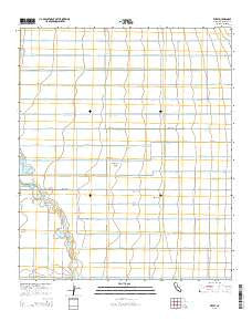 Wiest California Current topographic map, 1:24000 scale, 7.5 X 7.5 Minute, Year 2015