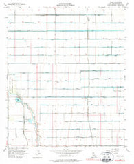 Wiest California Historical topographic map, 1:24000 scale, 7.5 X 7.5 Minute, Year 1956