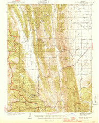 Wilbur Springs California Historical topographic map, 1:62500 scale, 15 X 15 Minute, Year 1944