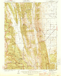 Wilbur Springs California Historical topographic map, 1:62500 scale, 15 X 15 Minute, Year 1944