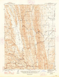 Wilbur Springs California Historical topographic map, 1:62500 scale, 15 X 15 Minute, Year 1944