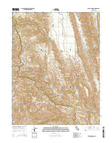 Wilbur Springs California Current topographic map, 1:24000 scale, 7.5 X 7.5 Minute, Year 2015