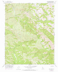Wilcox Ridge California Historical topographic map, 1:24000 scale, 7.5 X 7.5 Minute, Year 1956