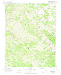 Wilcox Ridge California Historical topographic map, 1:24000 scale, 7.5 X 7.5 Minute, Year 1956