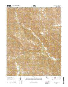 Wilcox Ridge California Current topographic map, 1:24000 scale, 7.5 X 7.5 Minute, Year 2015