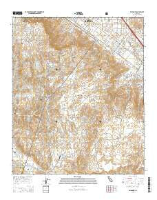 Wildomar California Current topographic map, 1:24000 scale, 7.5 X 7.5 Minute, Year 2015
