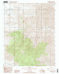Wildrose Peak California Historical topographic map, 1:24000 scale, 7.5 X 7.5 Minute, Year 1988