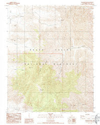 Wildrose Peak California Historical topographic map, 1:24000 scale, 7.5 X 7.5 Minute, Year 1988