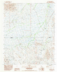 Wiley Well California Historical topographic map, 1:24000 scale, 7.5 X 7.5 Minute, Year 1983