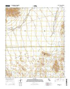 Wiley Well California Current topographic map, 1:24000 scale, 7.5 X 7.5 Minute, Year 2015