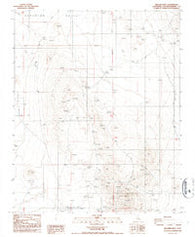 Williams Well California Historical topographic map, 1:24000 scale, 7.5 X 7.5 Minute, Year 1986