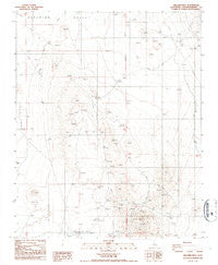Williams Well California Historical topographic map, 1:24000 scale, 7.5 X 7.5 Minute, Year 1986