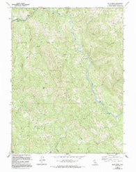 Willis Ridge California Historical topographic map, 1:24000 scale, 7.5 X 7.5 Minute, Year 1966