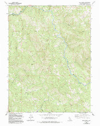 Willis Ridge California Historical topographic map, 1:24000 scale, 7.5 X 7.5 Minute, Year 1966