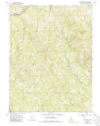Willis Ridge California Historical topographic map, 1:24000 scale, 7.5 X 7.5 Minute, Year 1966