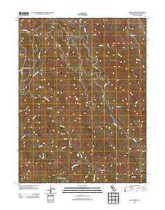 Willis Ridge California Historical topographic map, 1:24000 scale, 7.5 X 7.5 Minute, Year 2012