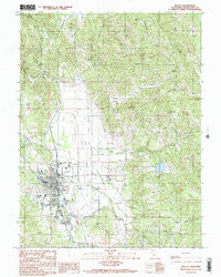 Willits California Historical topographic map, 1:24000 scale, 7.5 X 7.5 Minute, Year 1991
