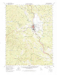 Willits California Historical topographic map, 1:62500 scale, 15 X 15 Minute, Year 1961