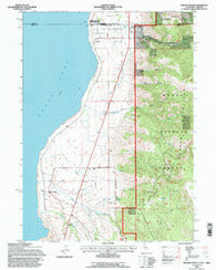 Willow Ranch California Historical topographic map, 1:24000 scale, 7.5 X 7.5 Minute, Year 1993