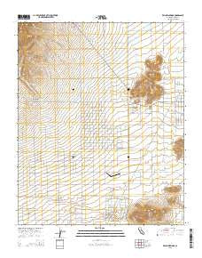 Willow Springs California Current topographic map, 1:24000 scale, 7.5 X 7.5 Minute, Year 2015