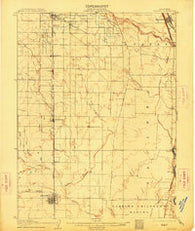 Willows California Historical topographic map, 1:62500 scale, 15 X 15 Minute, Year 1906