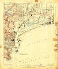 Wilmington California Historical topographic map, 1:24000 scale, 7.5 X 7.5 Minute, Year 1925