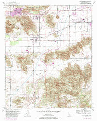 Winchester California Historical topographic map, 1:24000 scale, 7.5 X 7.5 Minute, Year 1953