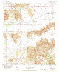 Winchester California Historical topographic map, 1:24000 scale, 7.5 X 7.5 Minute, Year 1953